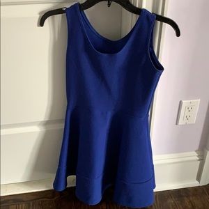 Girls size 14-16 royal blue dress.